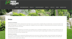 Desktop Screenshot of pacificlandscapeservices.com